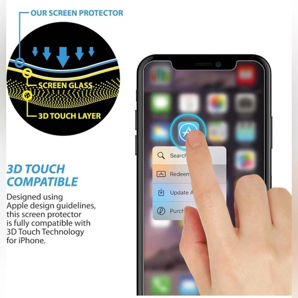 🌻5/$25🌻BEAM ELECTRONICS [4 Pack] Screen Protector for iPhone 12 Pro Max - Picture 8 of 8